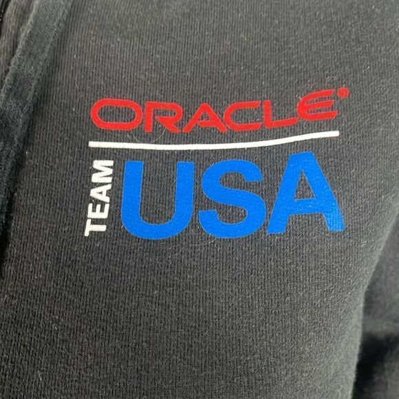 ORACLE Tag Heuer Puma Black Racing USA Hoodie Medium 34th America’s Cup Sailing - Picture 2 of 9